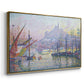 The Port of Marseille, 1905 - Floater Framed Canvas Print