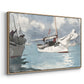 Fishing Boats, Key West, 1903 - Floater Framed Canvas Print