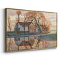 Farm near Duivendrecht, c. 1916 - Floater Framed Canvas Print
