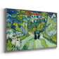 Stairway at Auvers, 1890 - Floater Framed Canvas Print