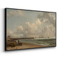 Yarmouth Jetty, 1822 - Floater Framed Canvas Print
