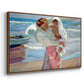 After Bathing, 1915 - Floater Framed Canvas Print