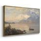 Traunsee, 1871 - Floater Framed Canvas Print