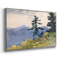 North Woods Club, Adirondacks, 1892 - Floater Framed Canvas Print