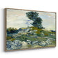 The Rocks, 1888 - Floater Framed Canvas Print