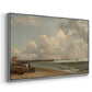 Yarmouth Jetty, 1822 - Floater Framed Canvas Print