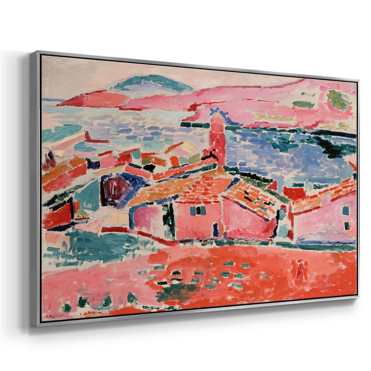 View of Collioure, 1905 - Floater Framed Canvas Print