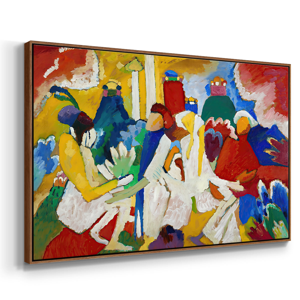 Oriental, 1909 - Floater Framed Canvas Print