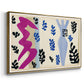 The Knife Thrower (Le lanceur de couteaux), from Jazz, 1947 - Floater Framed Canvas Print