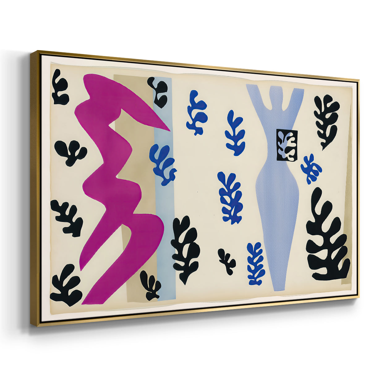 The Knife Thrower (Le lanceur de couteaux), from Jazz, 1947 - Floater Framed Canvas Print