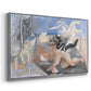 Composition with Minotaur, 1936 - Floater Framed Canvas Print