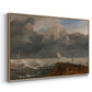 Port Ruysdael, 1827 - Floater Framed Canvas Print