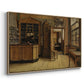 The Old Inn 'Het Loodshuis' in Antwerp, 1877 - Floater Framed Canvas Print