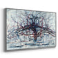 Horizontal Tree, 1912 - Floater Framed Canvas Print