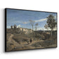 La Cervara, the Roman Campagna, c. 1830-1831 - Floater Framed Canvas Print