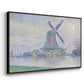 Mill of Edam (Moulin d'Edam), 1896 - Floater Framed Canvas Print