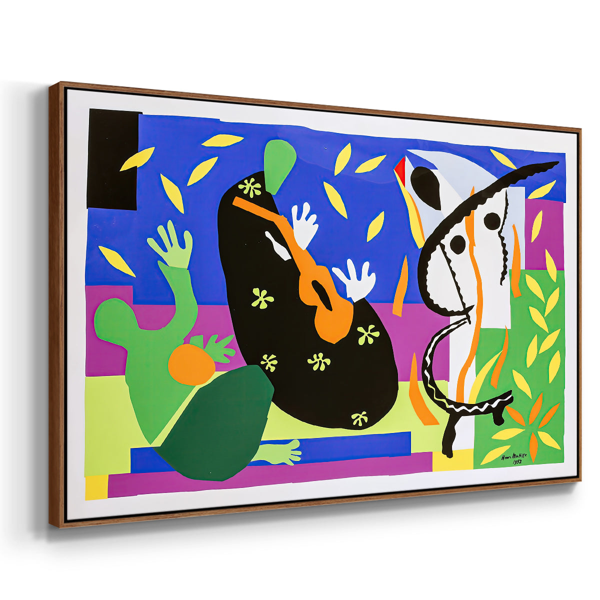 The Sorrows of the King, 1952 - Floater Framed Canvas Print