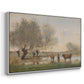 Cows in a Marshy Landscape, c. 1873-1874 - Floater Framed Canvas Print