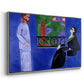The Conversation, c. 1908-1912 - Floater Framed Canvas Print