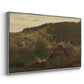 Landscape from Ebersteinburg in Baden, 1876 - Floater Framed Canvas Print