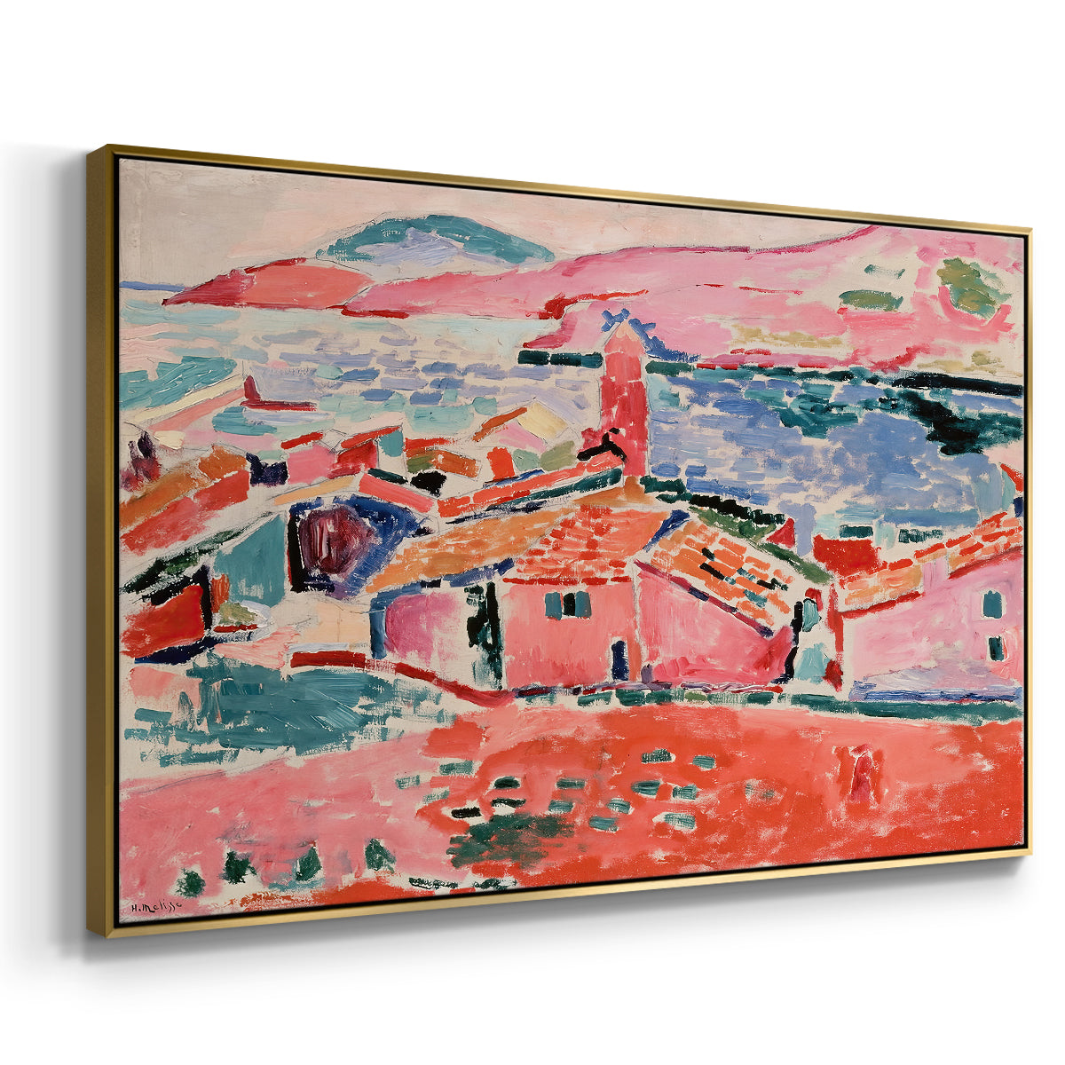View of Collioure, 1905 - Floater Framed Canvas Print