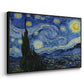 The Starry Night, 1889 - Floater Framed Canvas Print