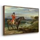 John Levett Hunting at Wychnor, Staffordshire, 1818 - Floater Framed Canvas Print