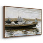 Boys in a Dory, 1873 - Floater Framed Canvas Print