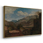 Bonneville, Savoy, 1803 - Floater Framed Canvas Print