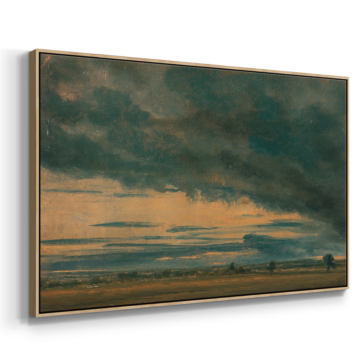 Cloud Study, c. 1821 - Floater Framed Canvas Print