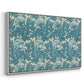 Tulip (Teal), 1875 - Floater Framed Canvas Print