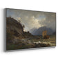 From the Western Coast of Norway, 1862 - Floater Framed Canvas Print