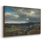 Norwegian Highlands, 1857 - Floater Framed Canvas Print
