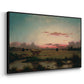 The Marshes at Rhode Island, 1866 - Floater Framed Canvas Print