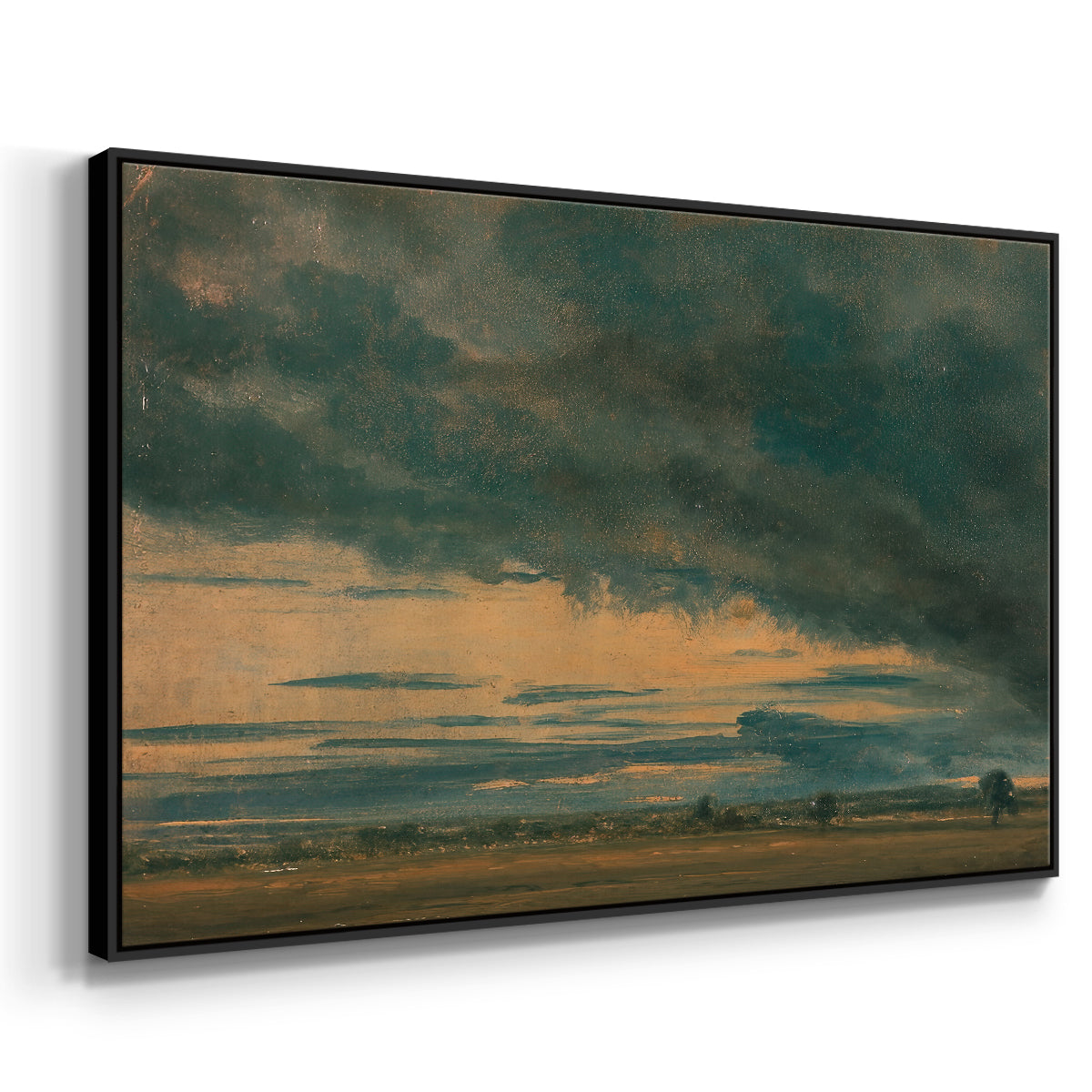 Cloud Study, c. 1821 - Floater Framed Canvas Print