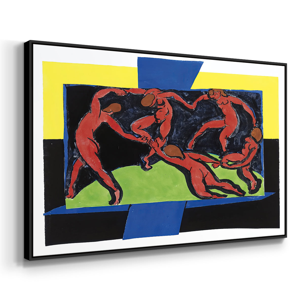 The Dance (La Danse), 1939 - Floater Framed Canvas Print