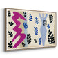 The Knife Thrower (Le lanceur de couteaux), from Jazz, 1947 - Floater Framed Canvas Print