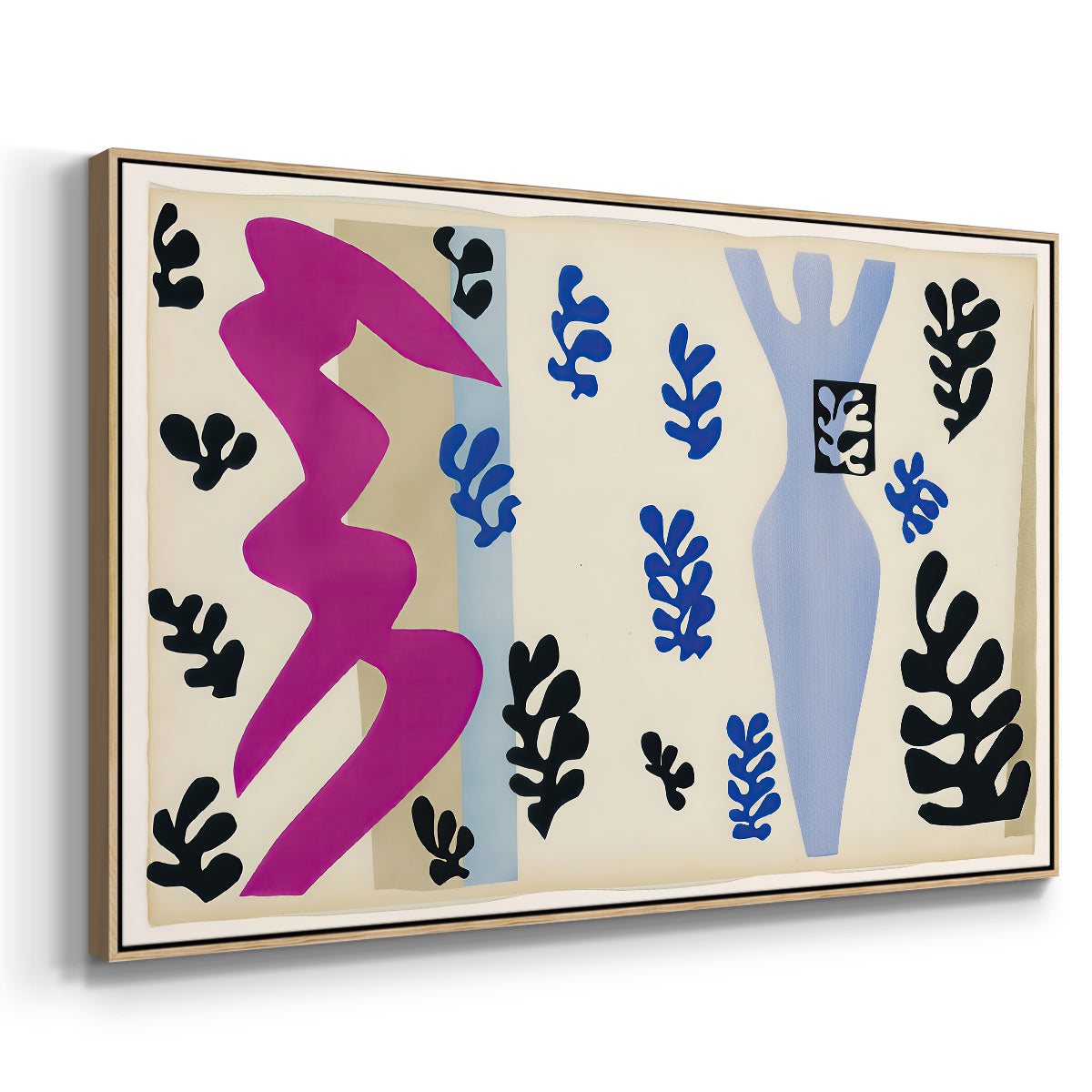 The Knife Thrower (Le lanceur de couteaux), from Jazz, 1947 - Floater Framed Canvas Print