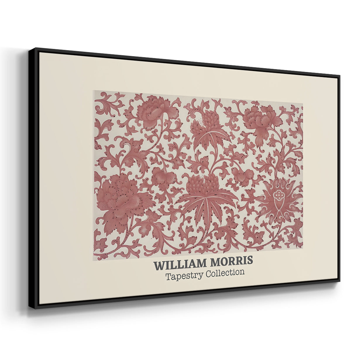 Examples of Chinese Ornament, Pl. XCIII (Morris Inspired), 1867 - Floater Framed Canvas Print