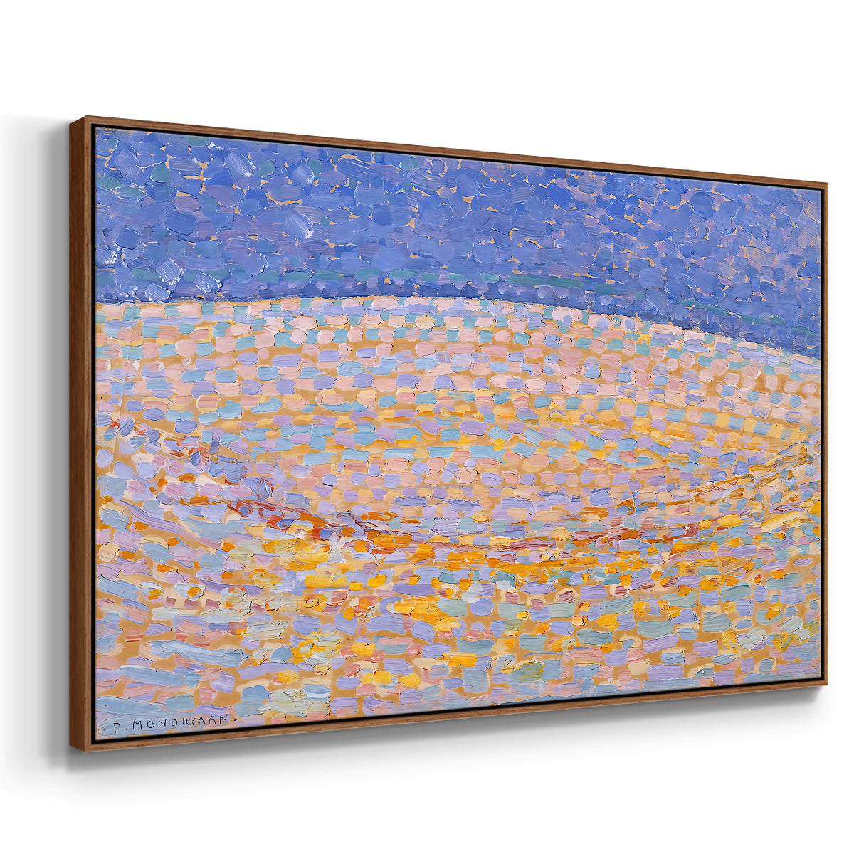 Dune III, 1909 - Floater Framed Canvas Print