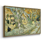 The Large Plane Trees (Road Menders at Saint-Rémy), 1889 - Floater Framed Canvas Print