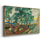 The Garden of Saint-Paul Hospital, 1889 - Floater Framed Canvas Print