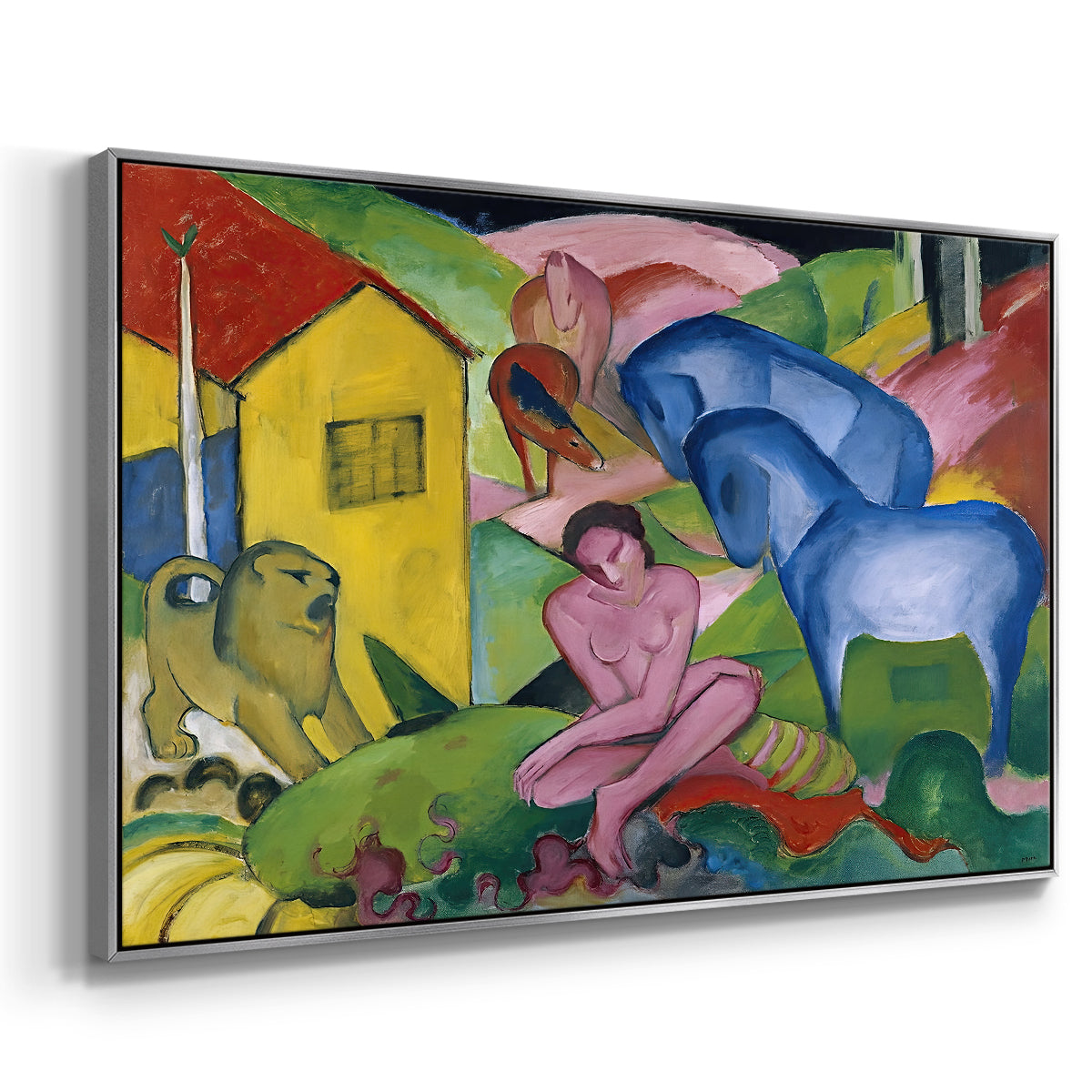 The Dream, 1912 - Floater Framed Canvas Print