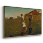 A Temperance Meeting, 1874 - Floater Framed Canvas Print