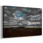 Canvas art print featuring an atmospheric scene dominated by sky, displayed at an angle