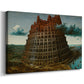 Canvas art print featuring an architectural monumental scene, displayed at an angle