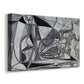 Canvas art print featuring a cubist arrangement with geometric fragmentation, displayed at an angle