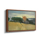 Fields of Wheat in Cagnes, 1918 - Floater Framed Canvas Print