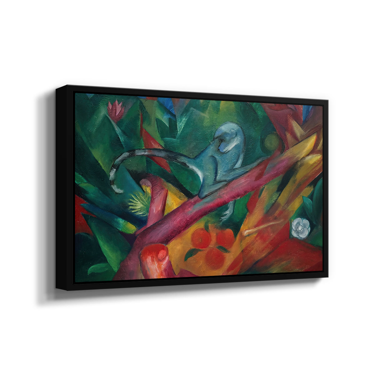 The Monkey, 1912 - Floater Framed Canvas Print