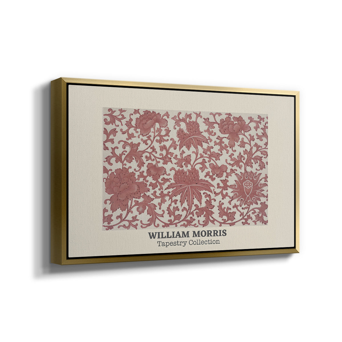 Examples of Chinese Ornament, Pl. XCIII (Morris Inspired), 1867 - Floater Framed Canvas Print